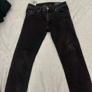 Men's Black Relaxed Fit Jeans